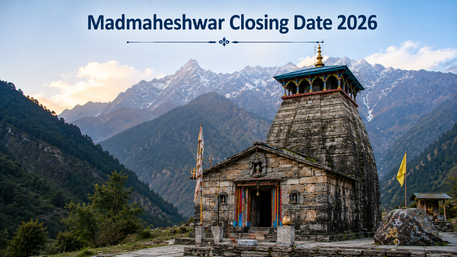 Madmaheshwar closing ceremony winter Ukhimath Omkareshwar Temple